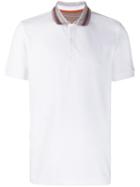 Missoni Striped Collar Polo Shirt - White
