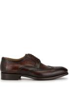 Magnanni Lace-up Brogue Shoes - Brown