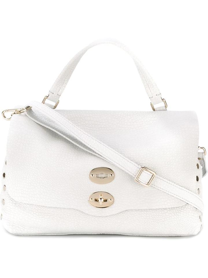 Zanellato Medium 'postina' Satchel, Blue, Leather