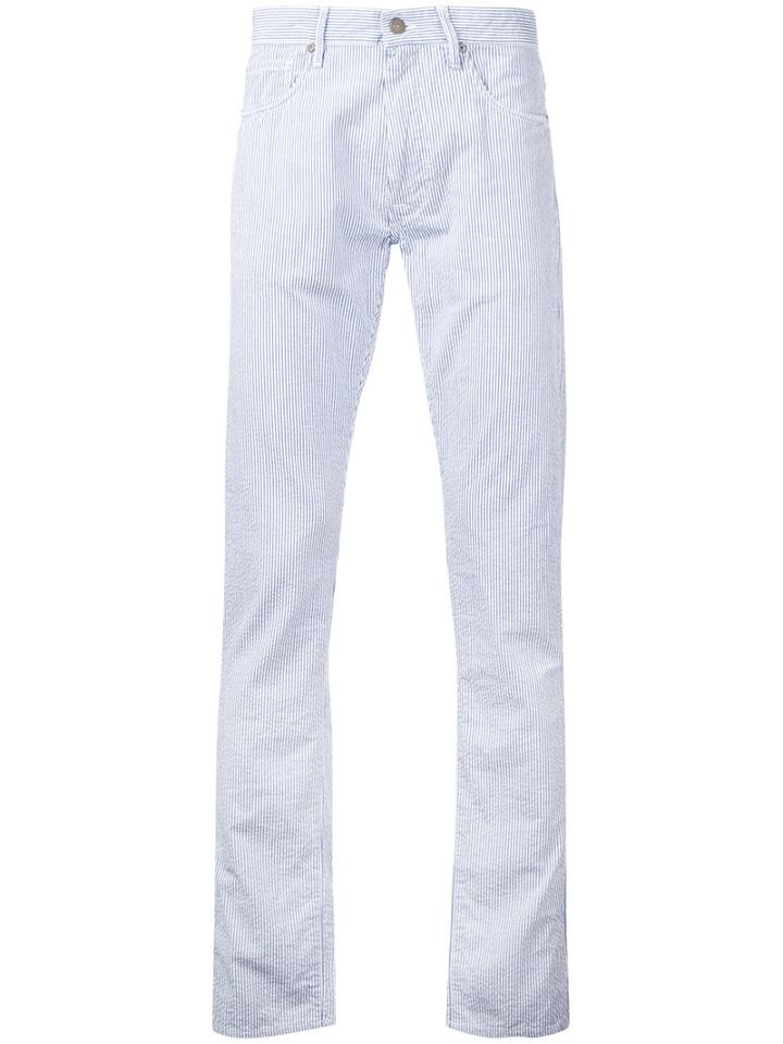 Incotex Classic Jeans, Men's, Size: 32, White, Cotton