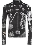 Linder Seva Flex Jewel-print Top - Black