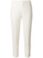 Chloé Cropped Tailored Trousers - Nude & Neutrals