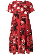 Red Valentino All-over Floral Print Dress