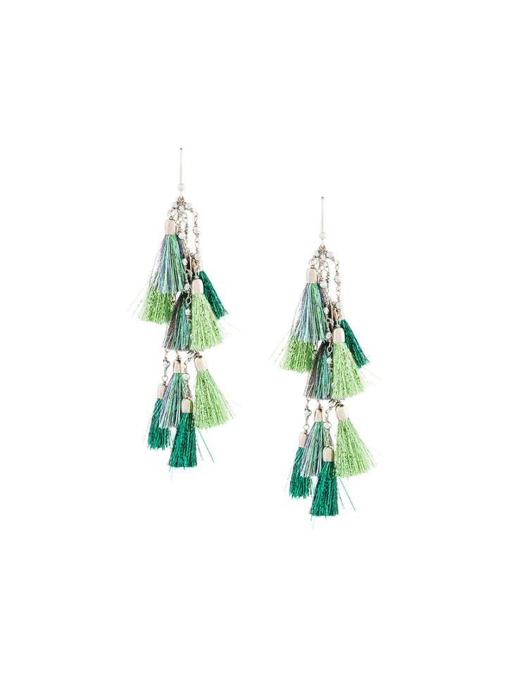 Rosantica Nuova Orchidea Tassel Earrings, Women's, Metallic