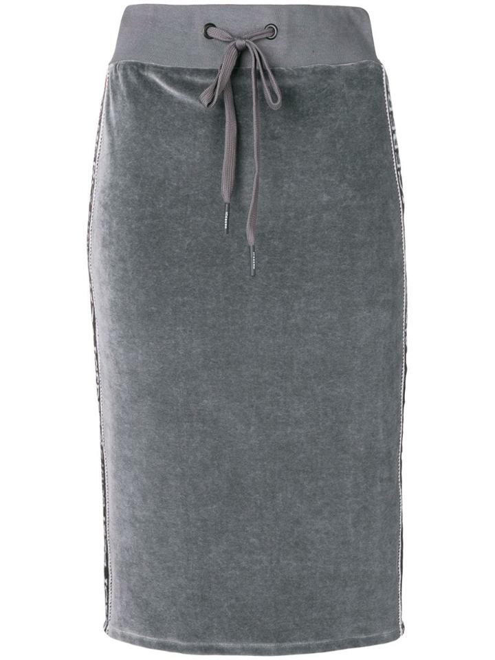 Iceberg Jersey Pencil Skirt - Grey
