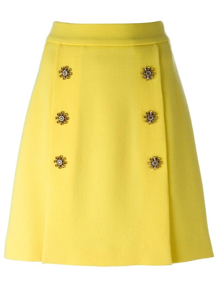 Dolce & Gabbana Buttoned A-line Skirt