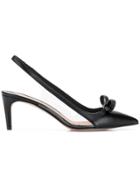 Red Valentino Red(v) Sandie Court Shoes - Black