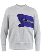 À La Garçonne Cut Out Detail Sweatshirt - Grey
