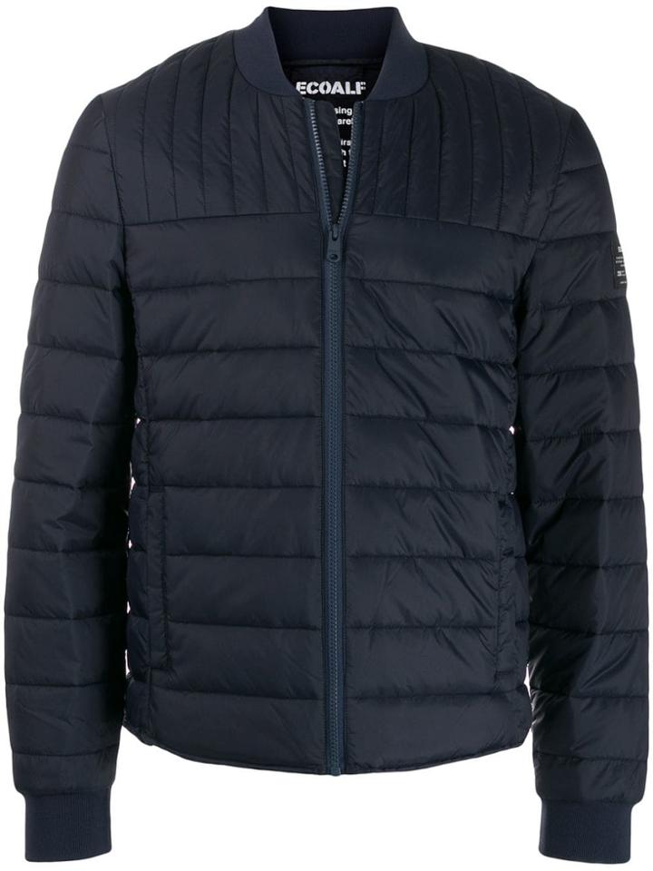 Ecoalf Padded Bomber Jacket - Blue