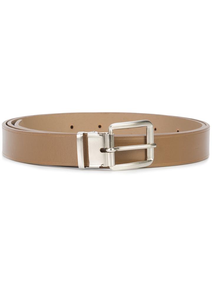 Lemaire Square Buckle Belt - Brown