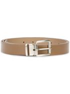 Lemaire Square Buckle Belt - Brown