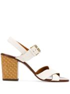 Chie Mihara Hael Buckled Sandals - White