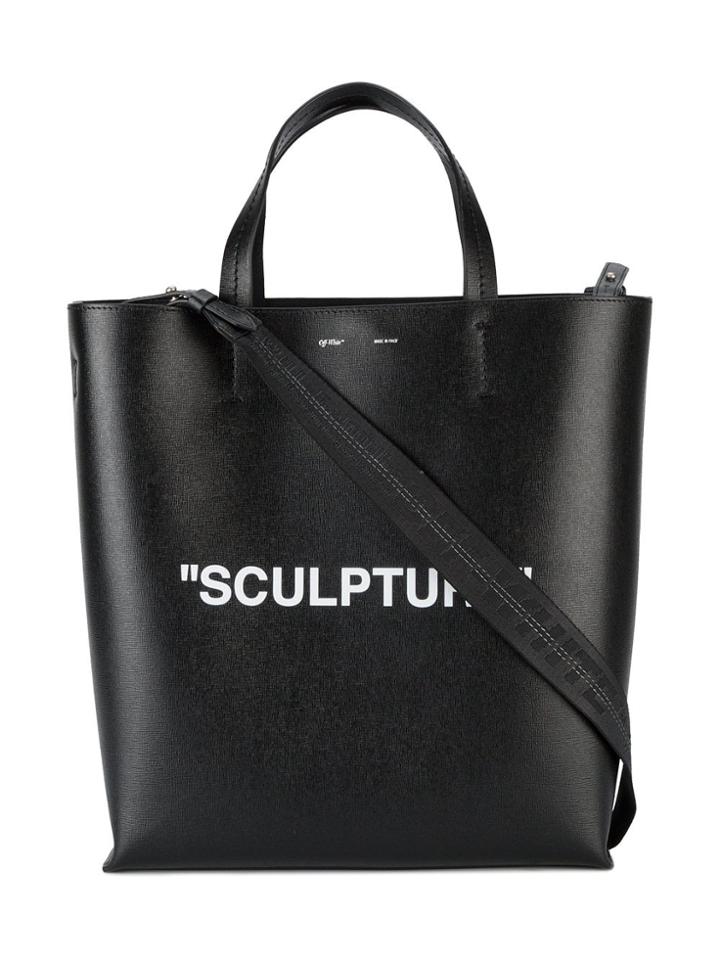 Off-white Large Sculpture Tote Bag - Black