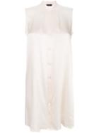 Voz Sleeveless Flared Top - Neutrals