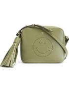 Anya Hindmarch Smiley Crossbody Bag, Women's, Green, Leather