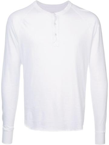 Save Khaki United Henley T-shirt - White