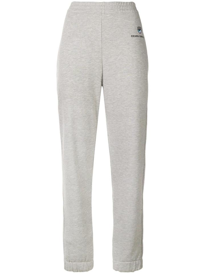 Chiara Ferragni Slim-fit Trousers - Grey