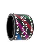 Gucci Acetate Rainbow Cuff - Black