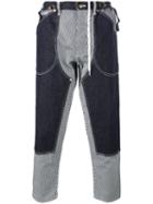 Ganryu Comme Des Garcons - Deconstructed Denim Jeans - Men - Cotton - M, Blue, Cotton