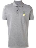 Lanvin Arrow Patch Polo Shirt - Grey