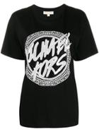 Michael Michael Kors Chain Logo T-shirt - Black