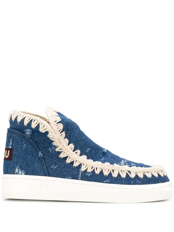 Mou Eskimo Ankle Boots - Blue