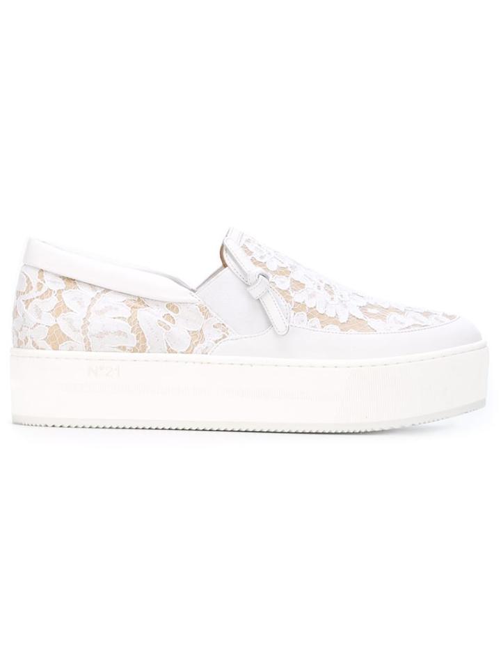 No21 Lace Slip-on Sneakers