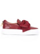 Buscemi Bow Slip On Sneakers