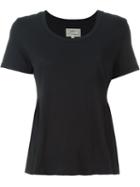 Current/elliott Flared T-shirt, Women's, Size: Iii, Black, Cotton