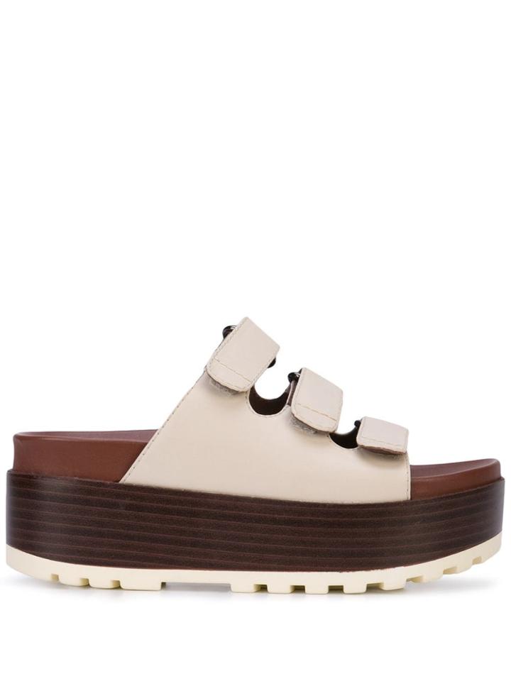 See By Chloé Jenna Platform Sandals - Neutrals