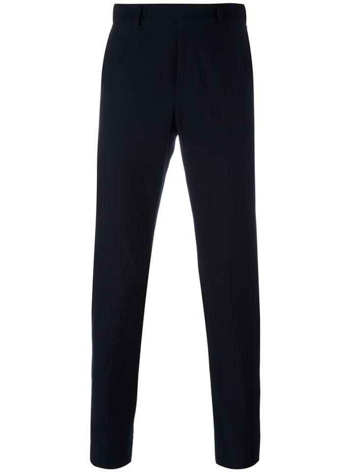 Gucci Tailored Trousers, Men's, Size: 54, Blue, Cotton