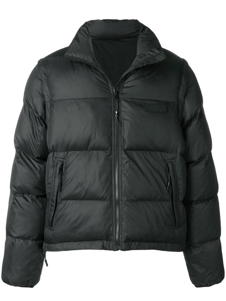 Pam Perks And Mini Zip-off Sleeve Padded Jacket - Black