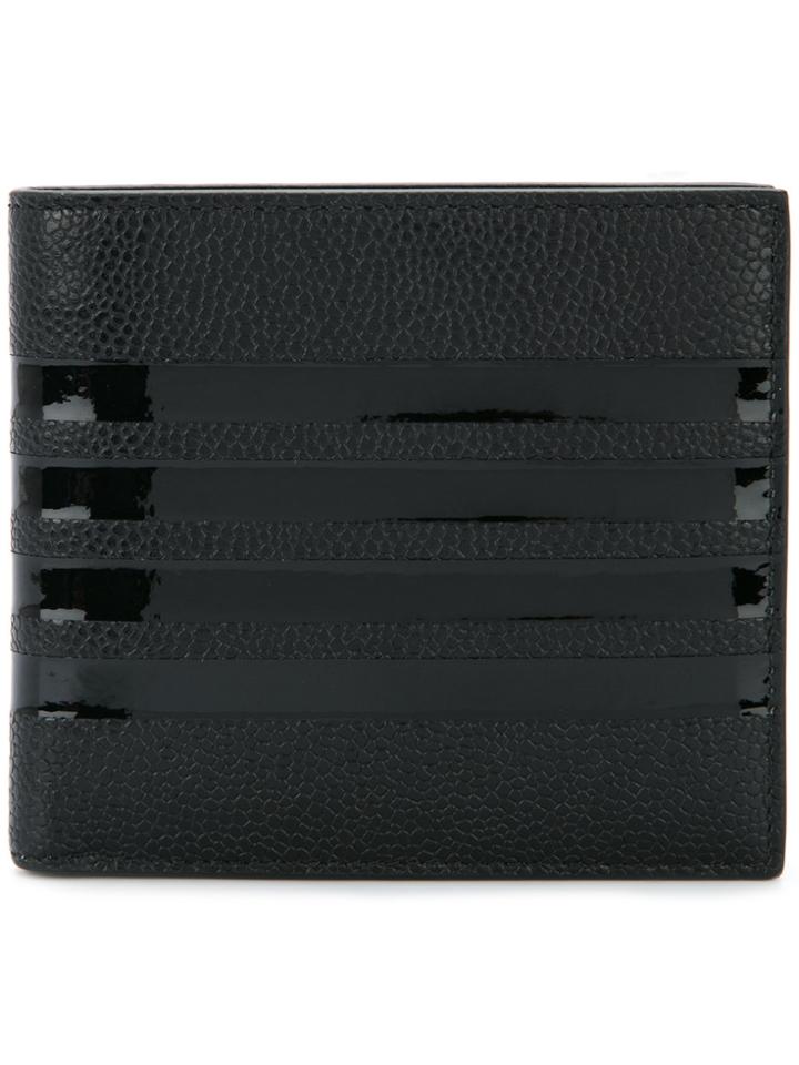 Thom Browne Striped Bifold Wallet - Black