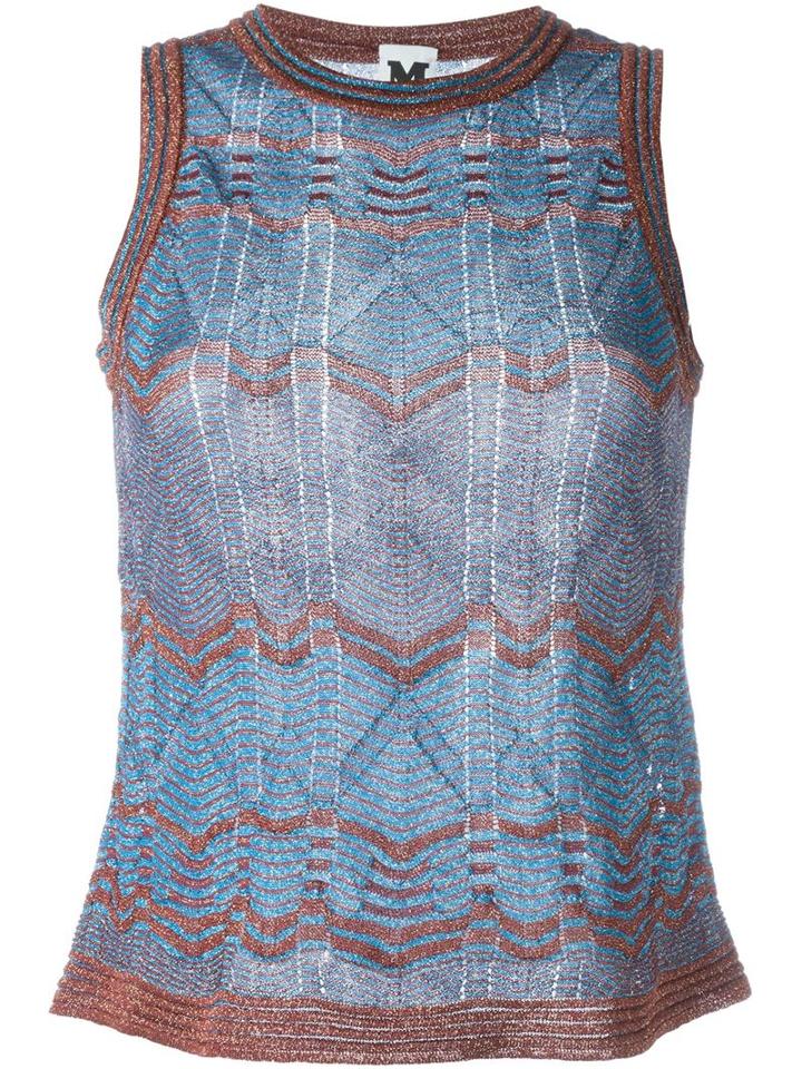 M Missoni Zig Zag Knit Top