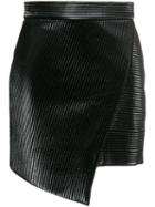 Kalmanovich - Asymmetric Mini Skirt - Women - Polyester - M, Women's, Black, Polyester