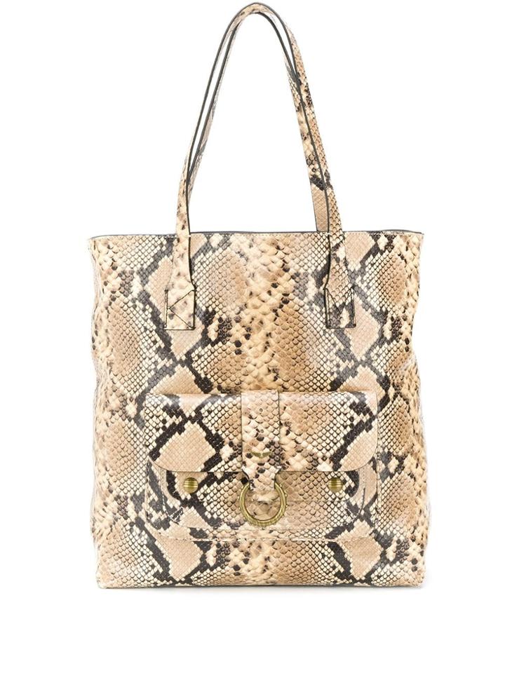 Zadig & Voltaire Kate Wild-print Shoulder Bag - Neutrals