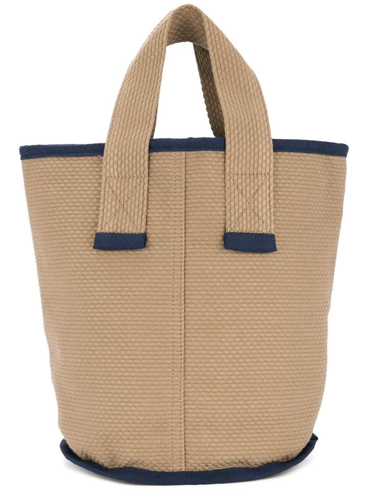Cabas Laundry Bucket Bag - Neutrals