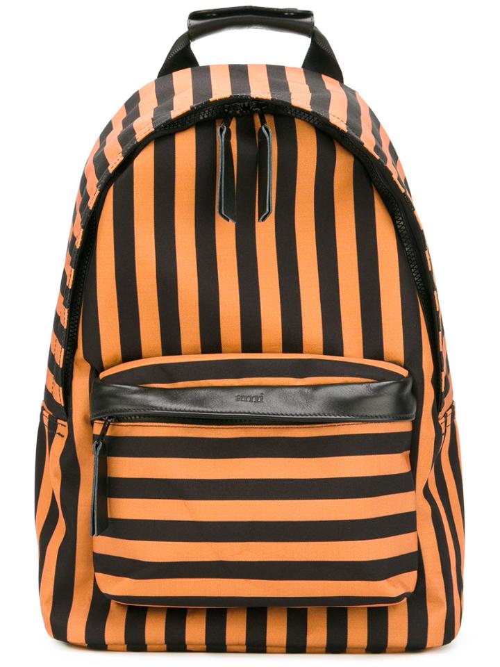 Ami Alexandre Mattiussi Zipped Backpack - Yellow & Orange