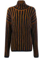 Christian Wijnants Knitted Striped Jumper - Blue