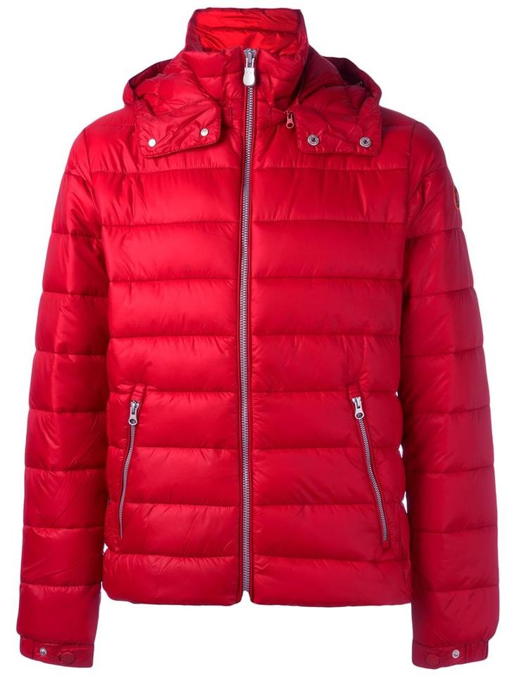 Save The Duck Padded Jacket, Men's, Size: Xl, Red, Nylon/polyester