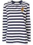 Être Cécile Striped Breton Top - Blue