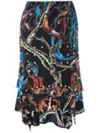 Emilio Pucci Pearl Mermaid Skirt, Women's, Size: 42, Black, Silk/viscose