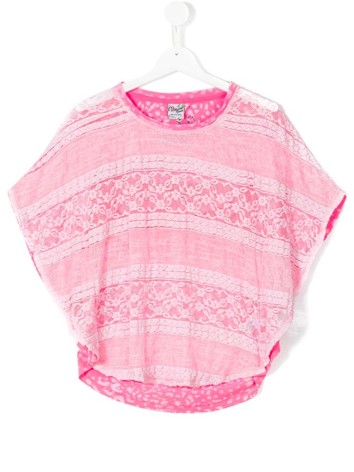 Vingino - Teen Short-sleeved Blouse - Kids - Cotton/nylon/polyester/spandex/elastane - 14 Yrs, Pink/purple