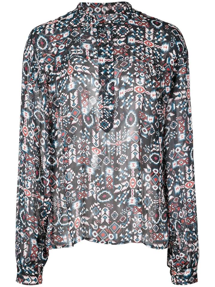Isabel Marant Étoile Aztec Print Blouse - Blue