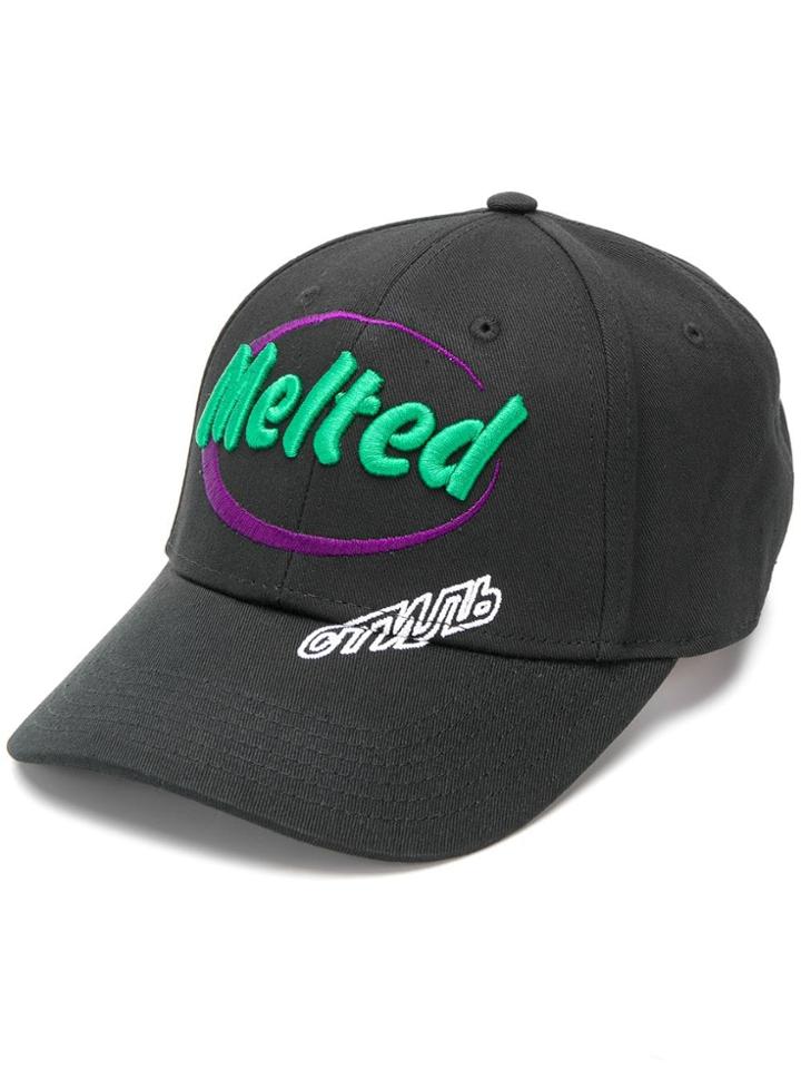 Heron Preston Melted Logo Cap - Black