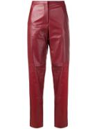 Drome Side Stripe Trousers - Red