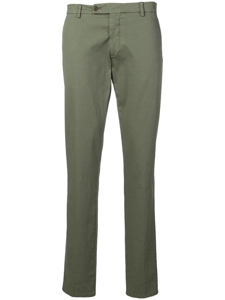 Berwich Slim Trouser - Green