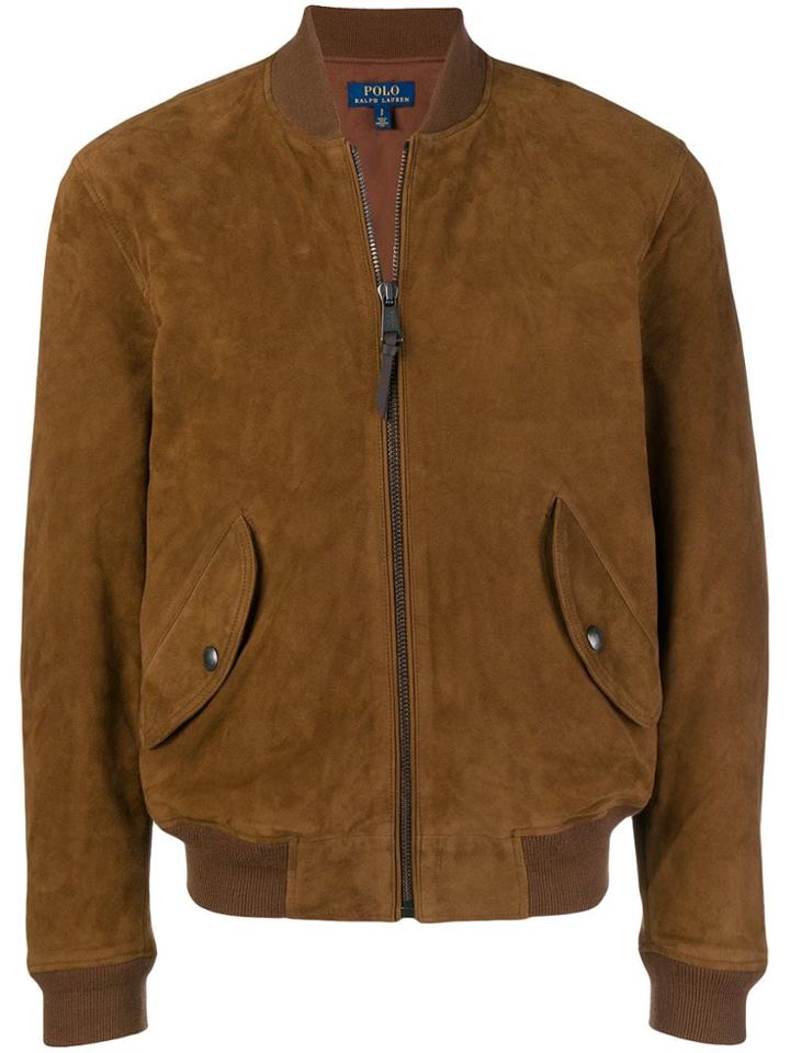 Polo Ralph Lauren Zip Up Jacket - Brown