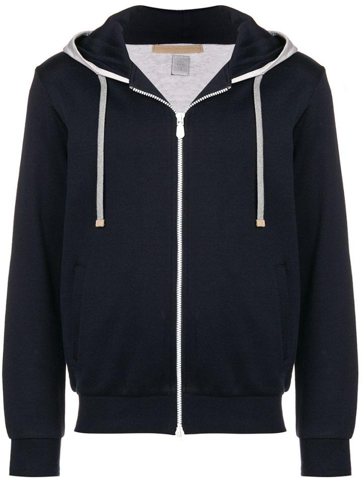 Eleventy Classic Hoodie - Blue