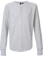 Joe's Jeans Henley T-shirt, Men's, Size: Medium, Grey, Cotton